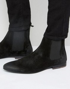 Замшевые ботинки челси Walk London - Черный