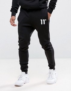 Зауженные спортивные штаны 11 Degrees - Черный