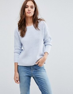 Вязаный пуловер Selected - Синий