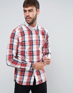 Узкая рубашка в клетку с 1 карманом Levis - Мульти