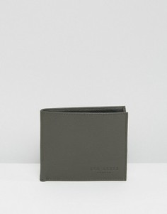 Кожаный бумажник с отделением для монет Ted Baker - Зеленый