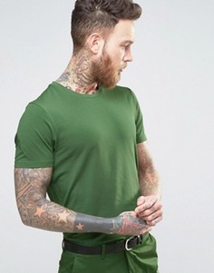 Хлопковая узкая премиум-футболка Devils Advocate - Зеленый