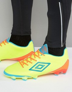 Футбольные кроссовки Umbro Velocita Premier HG - Желтый