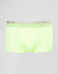 Боксеры-брифы с заниженной талией из микрофибры Calvin Klein - Желтый