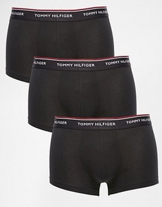 Набор из 3 эластичных боксеров-брифов Tommy Hilfiger Premium - Черный