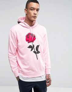 Худи с розой Carhartt WIP Radio Club - Розовый