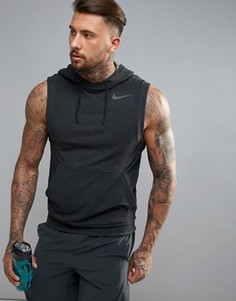 Черный худи без рукавов Nike Training 742618-010 - Черный