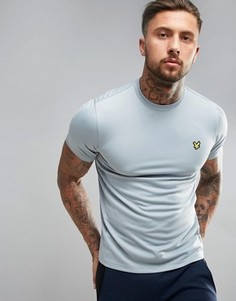 Серая футболка с сетчатой вставкой Lyle & Scott Fitness Peters - Серый