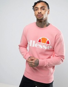 Свитшот с классическим логотипом Ellesse - Розовый