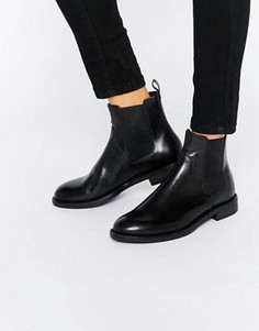 Черные кожаные ботинки челси Vagabond Amina - Черный