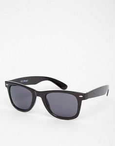 Солнцезащитные очки в черной квадратной оправе AJ Morgan Fresh - Черный