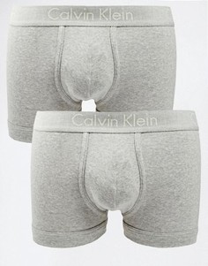 Комплект из 2 хлопковых боксеров-брифов Calvin Klein - Серый