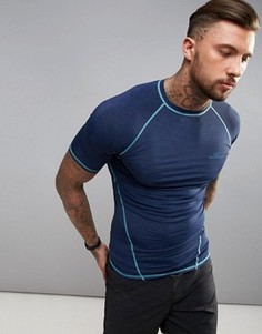 Синяя облегающая футболка с коротким рукавом ONeill Active - Синий Oneill