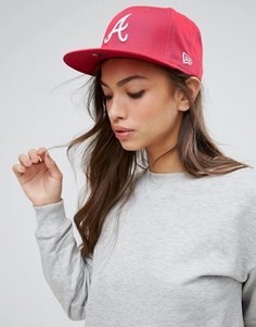 Бейсболка New Era MLB Atlanta Braves - Розовый