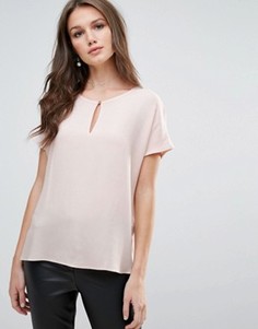 Блузка с вырезом капелькой Vero Moda - Розовый
