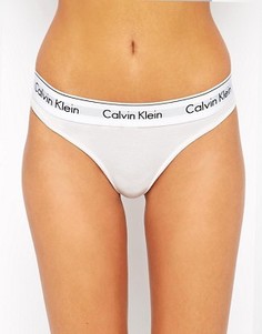 Стринги из хлопка Calvin Klein Modern - Белый