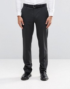 Темно-серые строгие узкие брюки для офиса ASOS - Серый