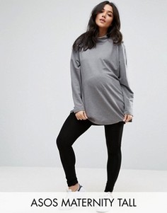 Леггинсы для беременных ASOS Maternity TALL - Черный