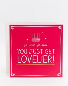 Открытка на День рождения Happy Jackson Lovelier - Мульти