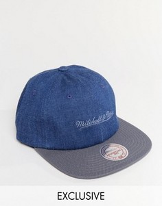 Регулируемая кепка Mitchell & Ness эксклюзивно для ASOS - Синий