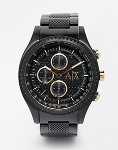 Черные часы с хронографом из нержавеющей стали Armani Exchange AX1604 - Черный