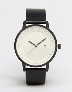 Часы с кожаным ремешком SWCO Earl - Черный Simple Watch Company