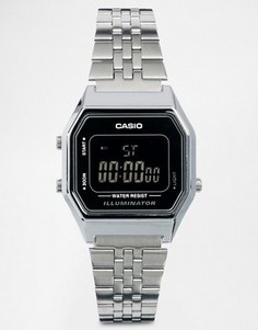 Цифровые часы мини с черным циферблатом Casio LA680WEA - Черный