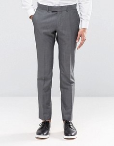 Темно-серые супероблегающие брюки Ben Sherman Camden - Серый