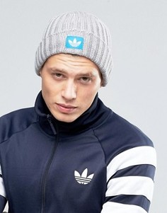 Серая шапка-бини adidas Originals AY9309 - Серый