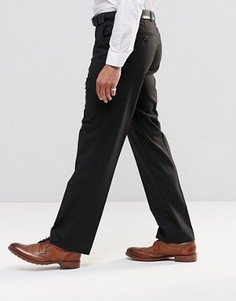 Черные прямые строгие брюки ASOS - Черный