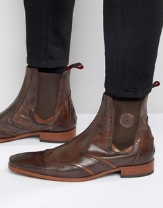 Кожаные ботинки челси Jeffery West Scarface - Коричневый