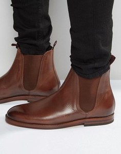 Кожаные ботинки челси Hudson London Tamper - Коричневый