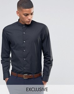 Рубашка с воротником с застежкой на пуговицы Number Eight Savile Row - Черный