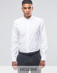 Рубашка с воротником с застежкой на пуговицы Number Eight Savile Row - Белый