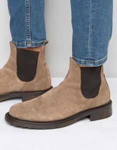 Ботинки челси из нубука Hudson London Denne - Рыжий