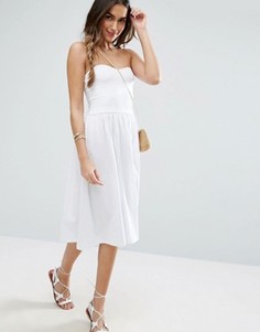 Сарафан-бандо миди ASOS - Белый