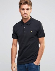 Поло с логотипом-орлом Lyle & Scott Vintage - Черный