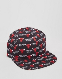 Бейсболка с логотипом Mitchell & Ness Chicago Bulls - Черный