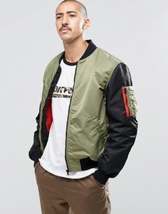Зеленый бомбер Converse MA-1 10001128-A03 - Зеленый