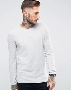 Джемпер из вафельного трикотажа Only & Sons - Серый