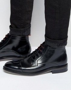 Кожаные ботинки на шнуровке Ted Baker Baise - Черный