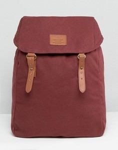 Парусиновый рюкзак с контрастными ремешками ASOS - Красный