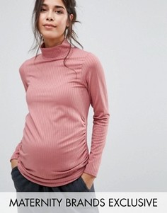 Трикотажный топ для беременных Bluebelle Maternity - Розовый