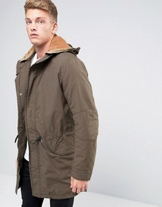 Фиштейл-парка со стеганой подкладкой Jack & Jones Vintage - Зеленый