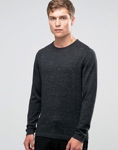 Трикотажный джемпер в крапинку Jack & Jones Premium - Черный
