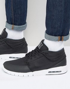 Черные кроссовки средней высоты Nike SB Stefan Janoski Max 807507-001 - Черный