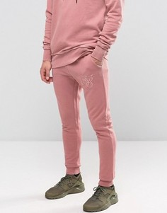 Зауженные спортивные штаны SikSilk - Розовый