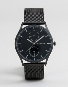 Черные часы с хронографом Skagen SKW6318 - 40 мм - Черный