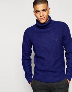 Джемпер с отворачивающимся воротником Original Penguin - Синий