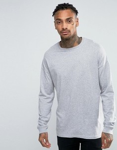Oversize-лонгслив ASOS - Серый